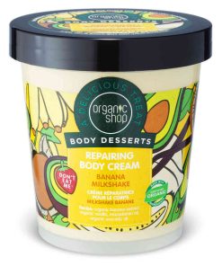 Organic Shop Body Dessert Crème Réparatrice Milkshake Banane 450 ml