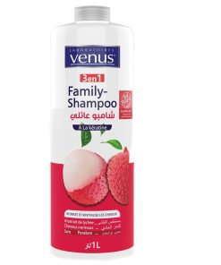 Venus Shampooing Familial Lychee Et Kératine 1 L