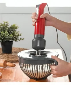 Bol mixeur avec couvercle en plastique 3L