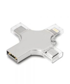 Clé USB Multi Port OTG 16 Go – Micro USB – Mini USB iphone – Mémoire flash