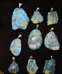Alternative view of Pendentif Turquoise Véritable Arizona