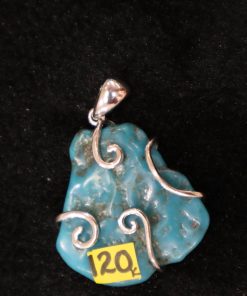Pendentif Turquoise Véritable Arizona