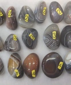 Alternative view of Agate Botswana 10 pièces