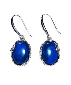 Boucles d’Oreilles Lapis-lazuli “Capucine” – Argent 925