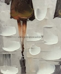 Alternative view of Toile Figurative Scène de Rue 60×60 cm