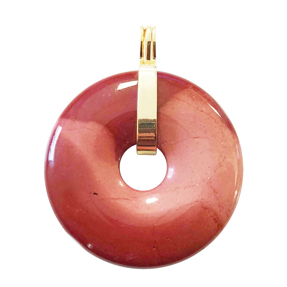Pendentif Mookaïte – PI Chinois ou Donut 40mm – Image 4