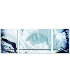 Triptyque toile affalage de spi