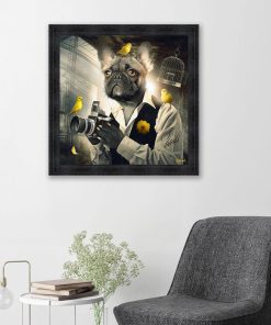 Alternative view of Tableau Sylvain Binet Bouledogue Photographe