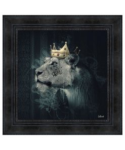 Tableau Lionne Couronne Sylvain Binet