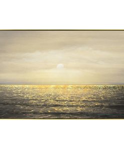 Tableau Paysage Mer Lever de Soleil 82.5×122.5cm