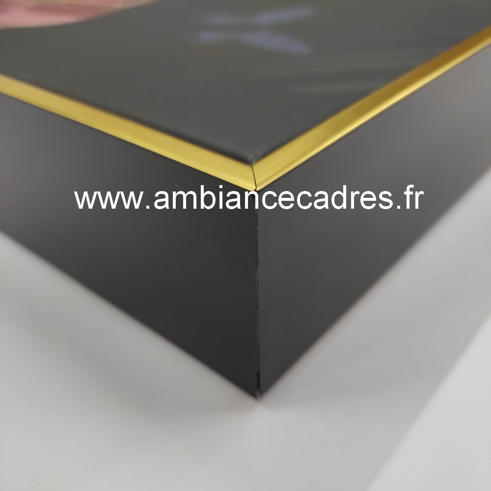 Toile Femme Dos Nu et Fleurs 82x122cm – Image 3