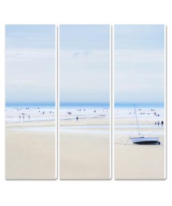 Triptyque toile La plage du Men Du