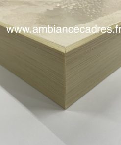 Alternative view of Cadre Femme Grand Chapeau Feuilles Verte 82.5×122.5cm